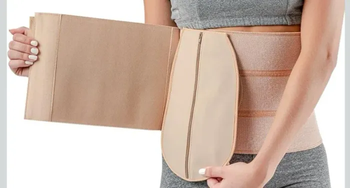 Faixa elástica para colostomia