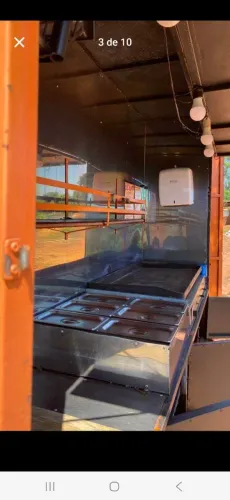 Trailer para lanches food truck móvel completo 