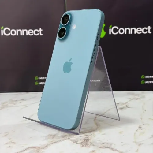iPhone 16 Verde Acinzentando 128GB | IMPECÁVEL AINDA NA GARANTIA APPLE