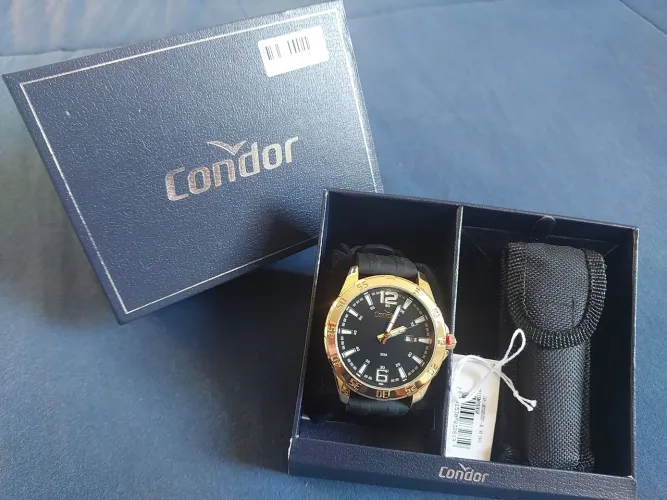 Relógio Condor dourado