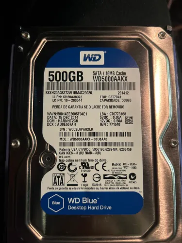 Hd Sata 500gb WD500AAKX