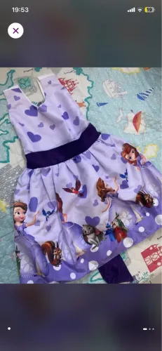 Vestido princesa sophia