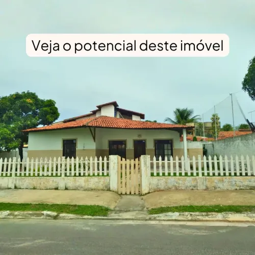 Casa 4Q em Ipioca | 600m da praia | 490m² | Condomínio asfaltado | Ideal Airbnb