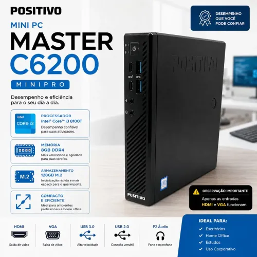 Mini Pc Positivo Master C6200