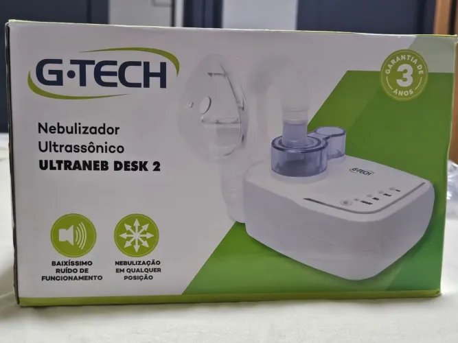 Inalador e Nebulizador Ultrassônico Silencioso G Tech Zero barulho Adulto e Infantil