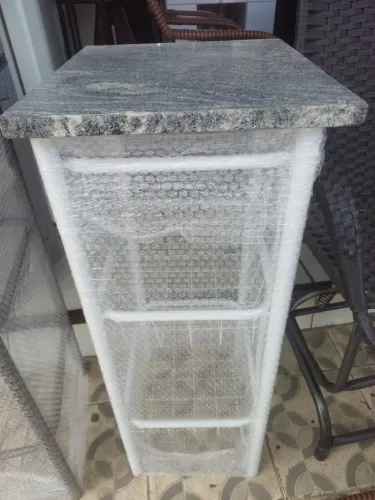 Fruteira tubular com pedra 40x35 nova 