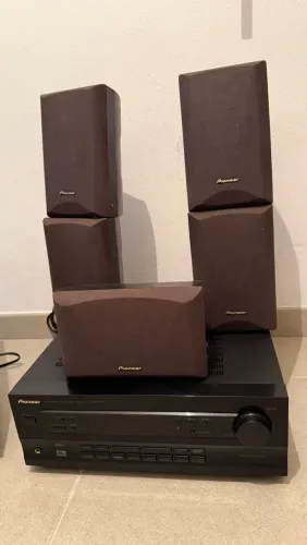 Home Theater Pioneer com receiver VSX-D409