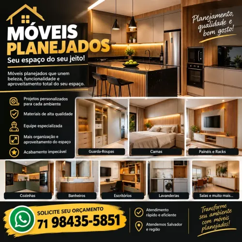 Móveis Planejados Sob Medida | Montagem Profissional