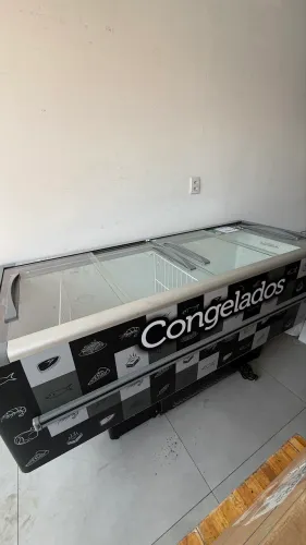 Ilha de congelado Fricon 568 litros 220v zerado