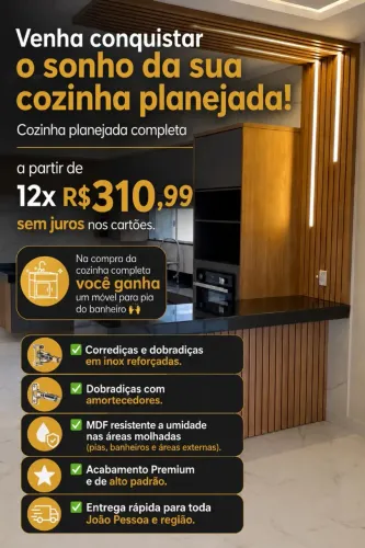 Cozinha projetada completa