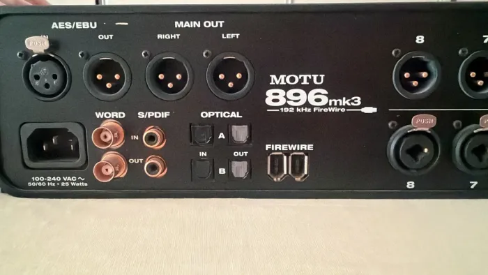 Placa de som Motu 896 mk3