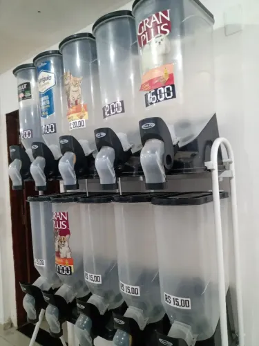 Dispenser, expositor de ração 