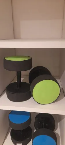 Par halteres 5kg emborrachados
