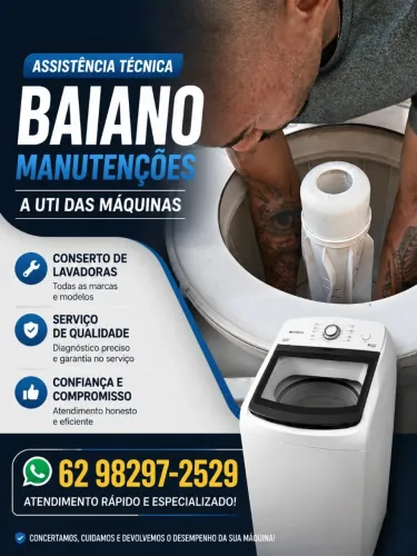 Assistência técnica conserto de máquina de lavar
