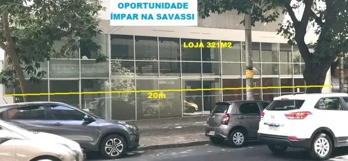 LOJA NA SAVASSI 321m2