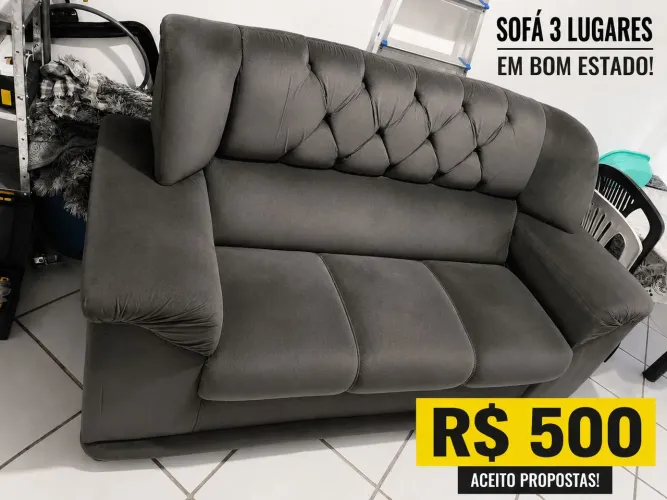 Sofá 3 lugares 