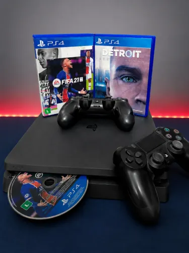 PS4 - PLAYSTATION4  1TERA SLIM BARATO PARA VENDER LOGO