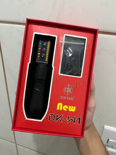 Pen Dklab New W1 - com duas baterias - maquina de tatuagem