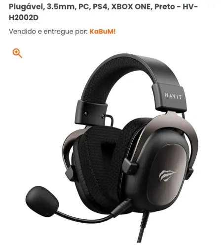 HeadSet com Microfone Plugavel