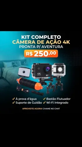 Câmera estilo go pro