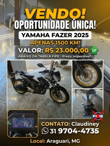 Yamaha Fazer 2025