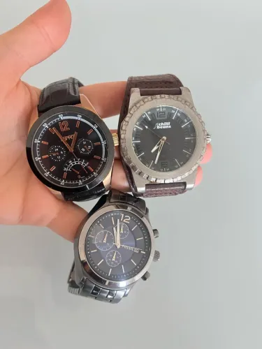 Kit com 3 relógios