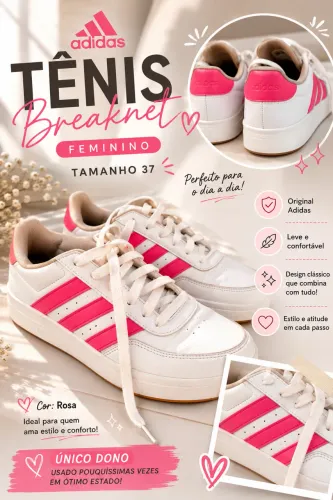 tenis breaknet feminino