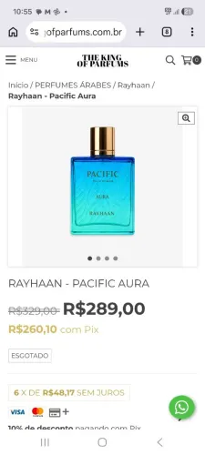 Perfume pacific aura original