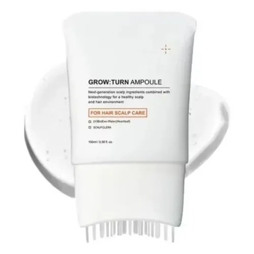 Grow Turn Ampoule Serum Capilar Com Escova 100 Ml Crescimento E Queda