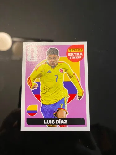 Figurinha Legend Roxa (Extra Sticker) Luis Díaz - Copa 2026