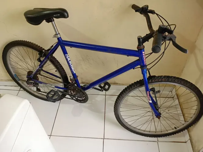 vendo bicicleta cor azul