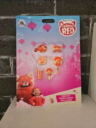 Kit com 6 Imãs Disney Turning Red