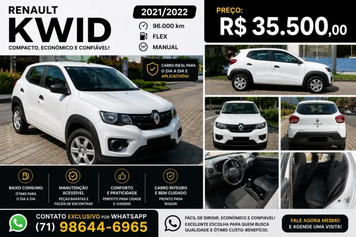 Renault Kwid Zen 1.0 Flex 12V 5P Mec. 2022
