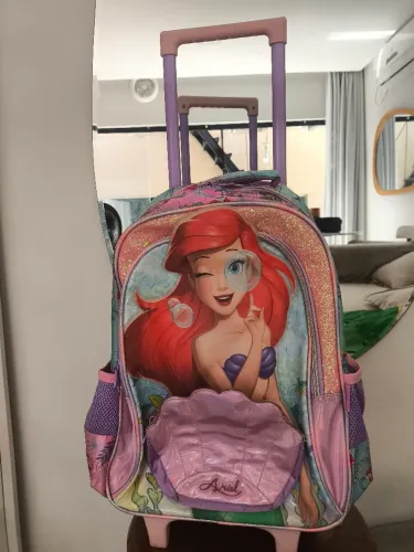 Mochila Escolar Infantil Com Rodinhas Feminina