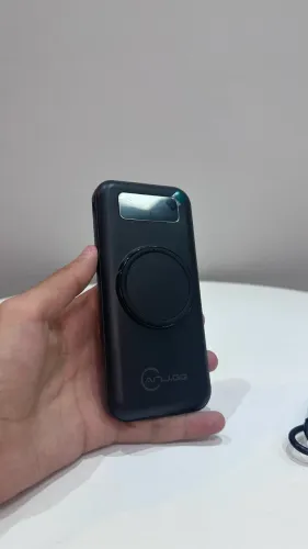 Power Bank 10000mAh 3 Entradas Carregamento por Indução Sem Fio 