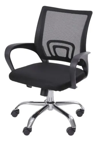 Cadeira de Escritório Giratória Or Design 3310 Preta Ergonomica