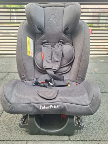Cadeirinha Infantil Fisher Price Osofix Cinza Usada