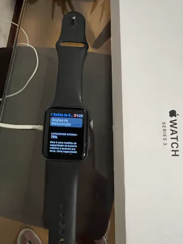 Apple Watch Series 3 GPS 42mm Cinza Espacial | Bateria 78% | Com Caixa Original