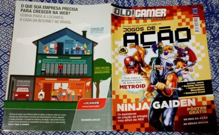Revista Old Gamer Nº 28 Jogos De Ação + Pôster