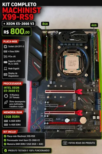 VENDO KIT XEON E PEÇAS