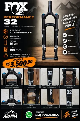 Suspensão Fox Performance 32