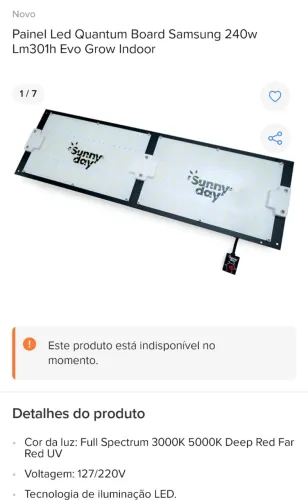 Estufa grow completa com LED LM301h