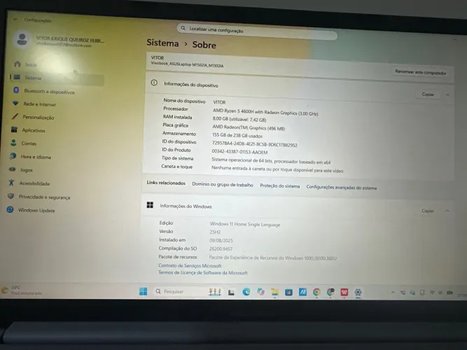 Notebook ASUS VIVOBOOK