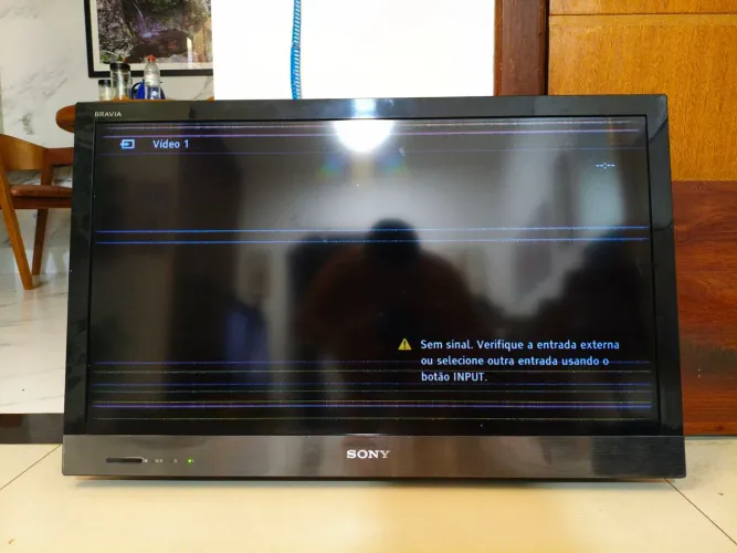 TV Sony Bravia | Defeito no Display | Retirada de Peças 