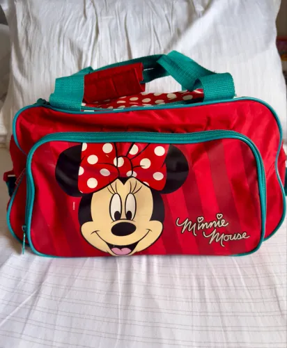 Bolsa sacola infantil Minnie