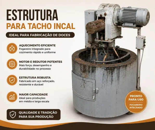 Estruturas de tachos incal