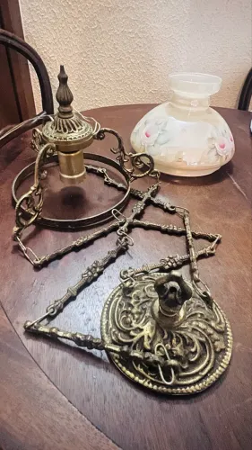 ANTIGUIDADE LUSTRE BRONZE