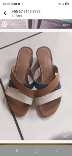 Vendo os 2 calçados número 37 preço 20.00 reais