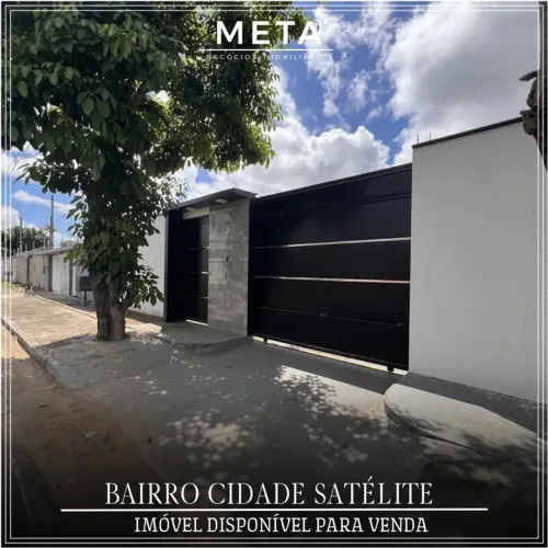 VENDE-SE CASA BEM LOCALIZADA NO BAIRRO CIDADE SATÉLITE