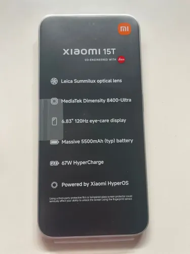 Celular Xiaomi 15t 512gb 12ram gray